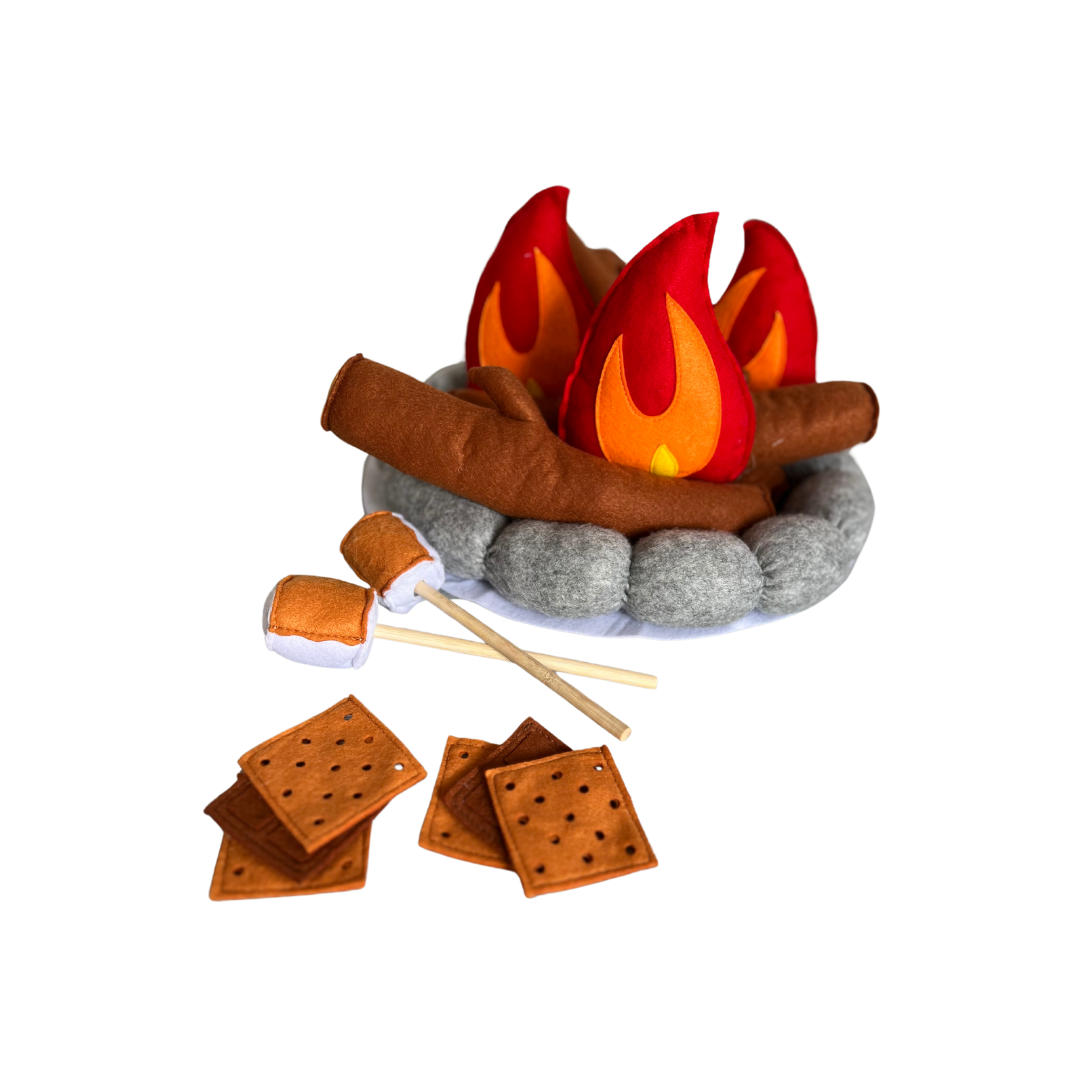 Kids Playset Plush Campfire Set Kids Playset Plush Campfire Set