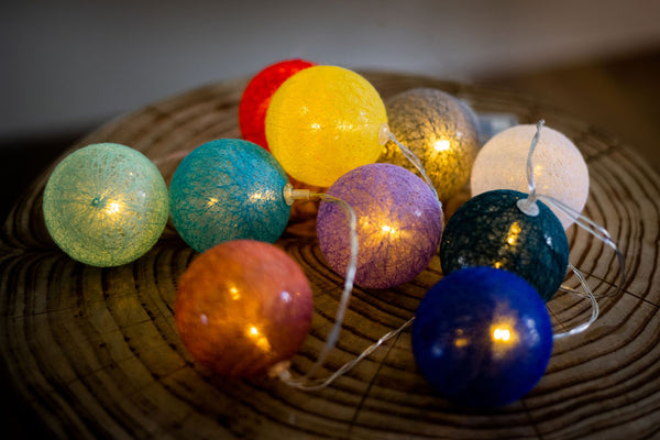 ARKi cotton ball fairy lights