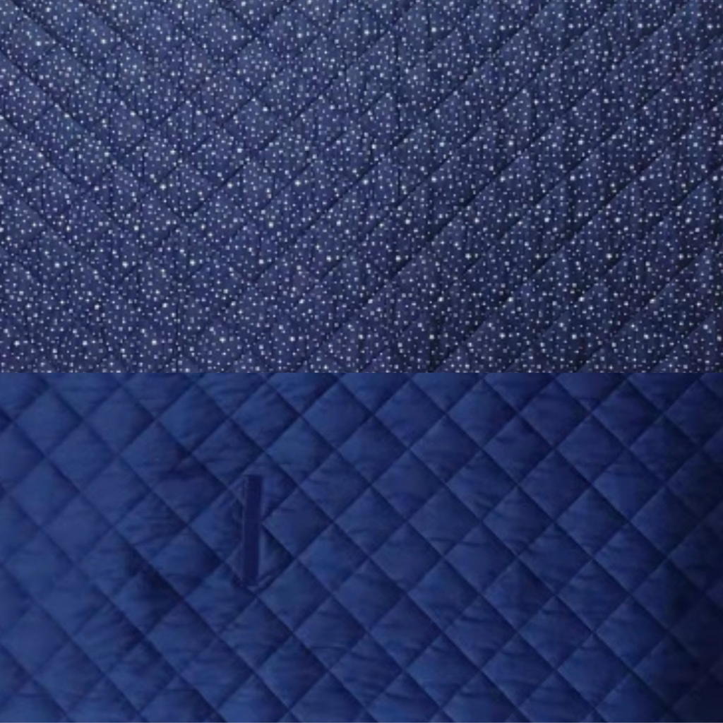 ARKi starry nights navy blue sleeping bag fabric swatch